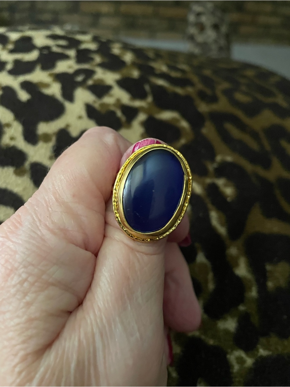 Gold-Tone adjustable Mood ring so cute